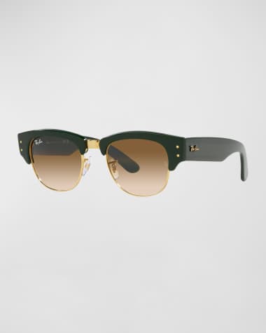 Ray-Ban Gradient Mega Clubmaster Square Plastic & Crystal Sunglasses, 53MM