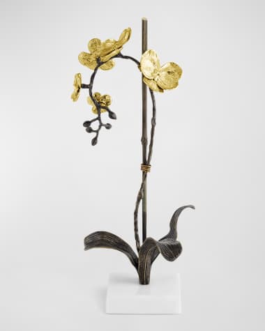 Michael Aram Gold Orchid Small Stem Sculpture