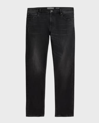John Varvatos Men's Dani Distressed Slim-Straight Denim Pants