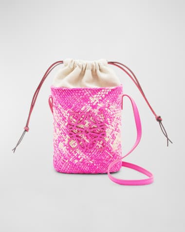 Buy Loewe X Paula's Ibiza Printed Canvas Bucket Hat - Pink At 30