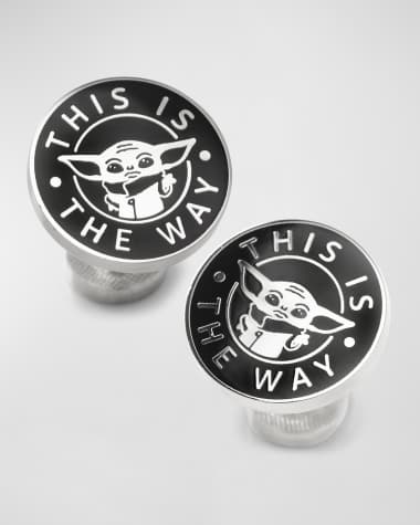Cufflinks Inc. Men's Grogu This Is The Way Cufflinks