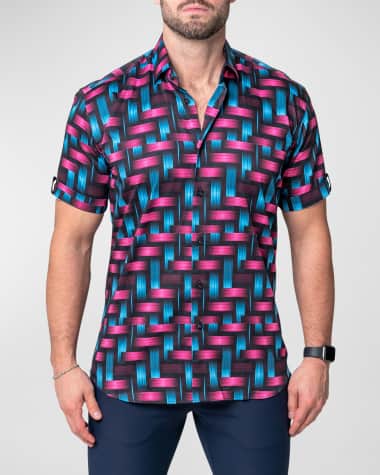 Maceoo Men's Galileo Chain Sport Shirt