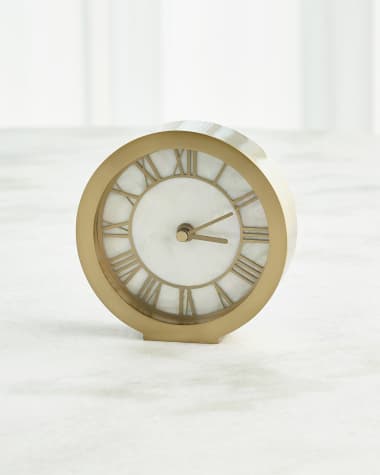 Global Views Mother-of-Pearl Clock