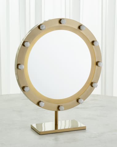 Global Views Quartz Vanity Mirror