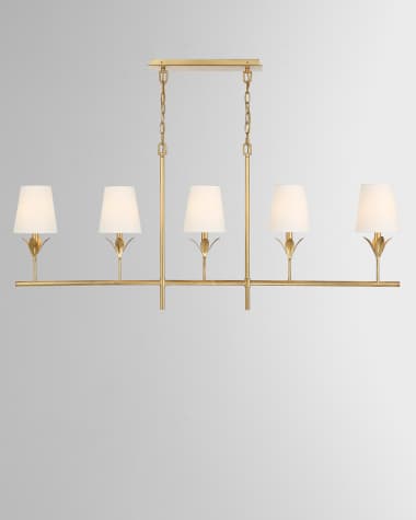 Crystorama Bouche 5-Light Antiqued Gold Chandelier