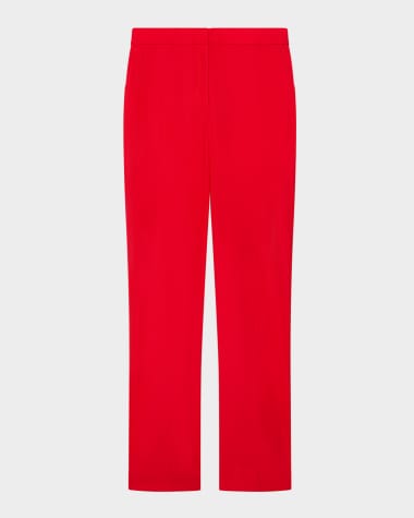 Another Tomorrow Merino Wool Classic Trousers