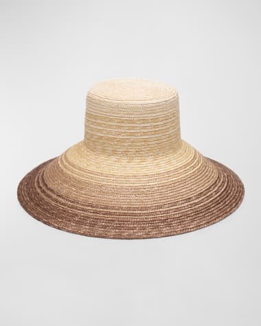 Eugenia Kim Mirabel Ombre Straw Wide Brim Hat