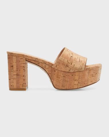 Neutral platform cheap sandals