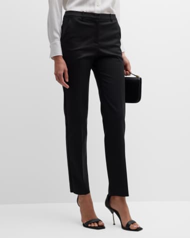 Emporio Armani Mid-Rise Stretch Skinny Pants