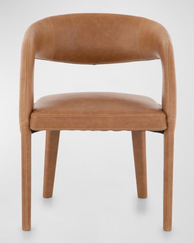 Four Hands Hawkins Leather Dining Chair