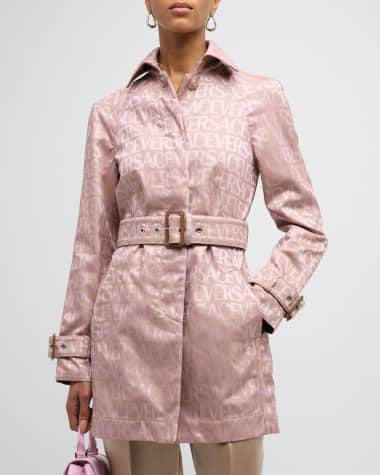 Trench Coat Versace Woman Color Pink