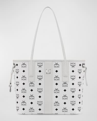 MCM: tote bags for woman - Grey  Mcm tote bags MWPBSER01 online at