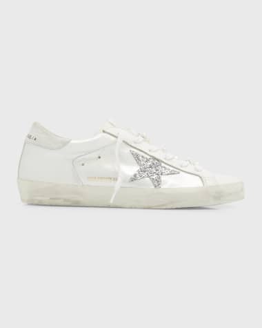 Golden Goose Superstar Pearly Glitter Low-Top Sneakers