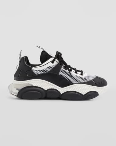 Moschino Men's Teddy Bubble Mesh Fashion Sneakers