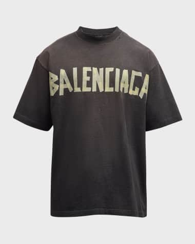 Balenciaga Men's Loose Tank Top in Black