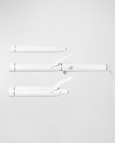 T3 Switch Kit Wave Trio, Styling Iron with Three Interchangeable Barrels