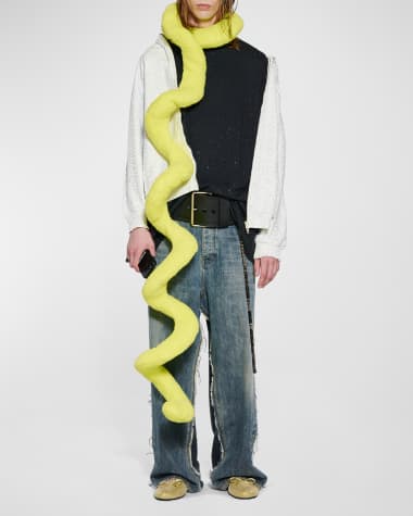 Balenciaga Men's Spiral Wire Scarf