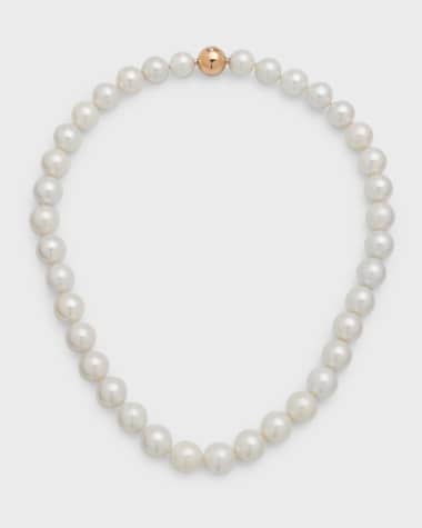 Utopia Freshwater Pearl Short Necklace, 10-12mm
