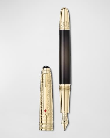 Montblanc Men's Meisterstuck Around the World in 80 Days Doue Classique Fountain Pen