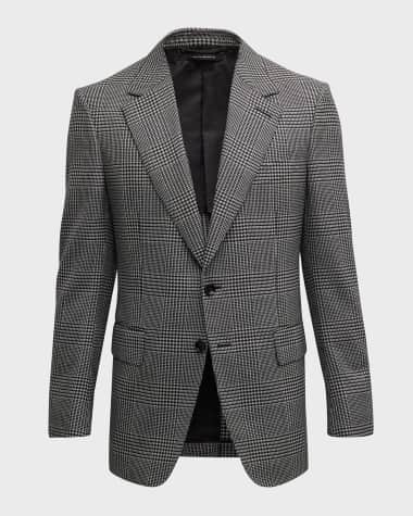TOM FORD Men's Shelton Glen Plaid Sport Jacket