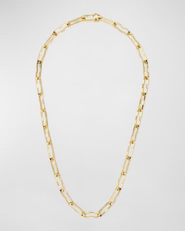 Gucci Link to Love Chain Necklace in 18k Yellow Gold, 20"L