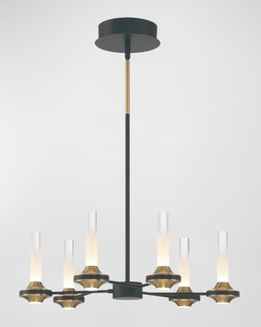 Eurofase Torcia LED Chandelier, 24.3"