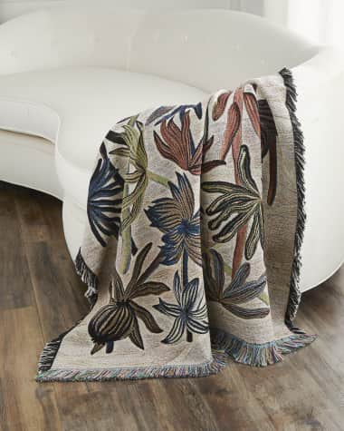 Christian Lacroix Guatiza Peche Throw Blanket