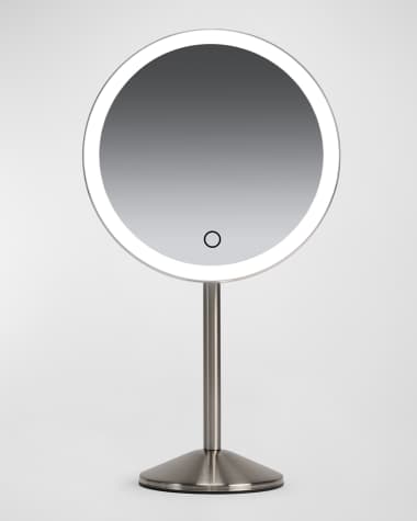 Ilios Rechargeable Round Table Makeup Mirror With 1X Magnification