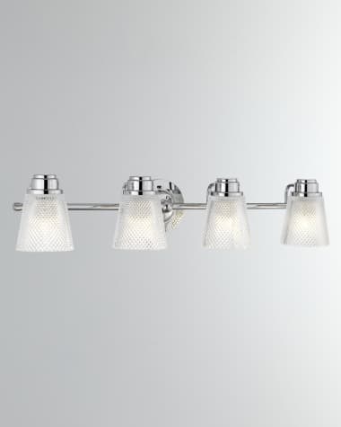 Lucas + McKearn Hudson 4-Light Bath Light - 32"