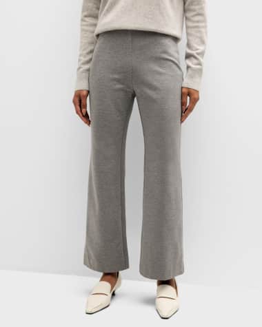 Lafayette 148 New York Regenerated Punto Milano Gates Ankle Flare Pull-On Pant