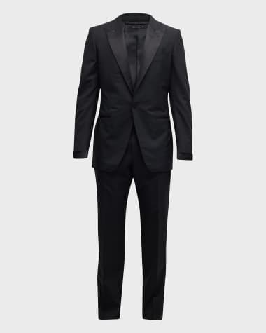 TOM FORD Men's Peak-Lapel Wool Tuxedo