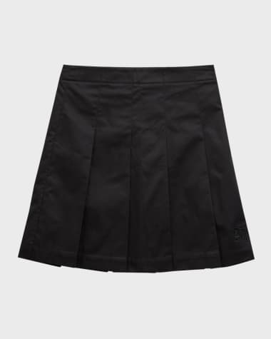 Burberry Girl's Gabrielle Embroidered Pleated Skirt, Size 3-10