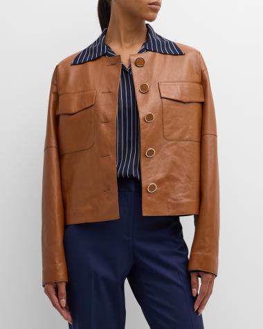 Manteau Léger En Laine Lafayette 148 New York - Taille M - Couleur Shiraz - Neuf Avec étiquettes