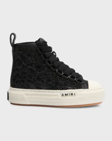 Amiri Kid's Stars Court High-Top Sneakers