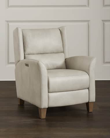 Bernhardt Weller Leather Power-Motion Chair