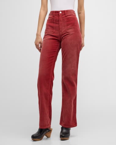 FORTELA Jane Corduroy Straight-Leg Pants