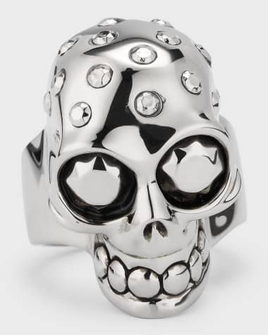 McQueen Men's Giant Skull Ring