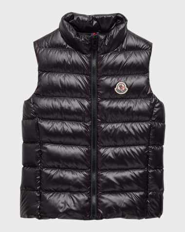 Moncler Kid's Ghany Quilted Puffer Down Vest, Size 8-14