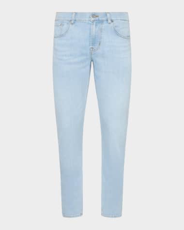 7 for all mankind Men's Slimmy Tapered Luxe Denim Jeans