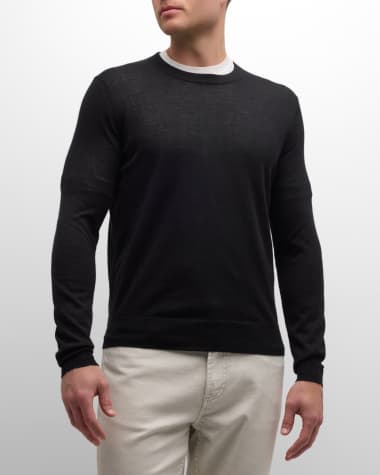 Louis Vuitton - Gradient Cotton Crewneck - White/Black - Men - Size: M - Luxury