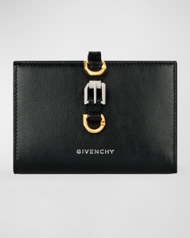 Givenchy Voyou Bifold Wallet in Tumbled Leather