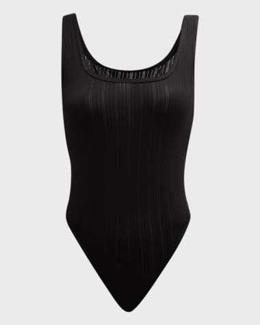 Hanky Panky Ribbed Sleeveless Scoop-Neck Bodysuit