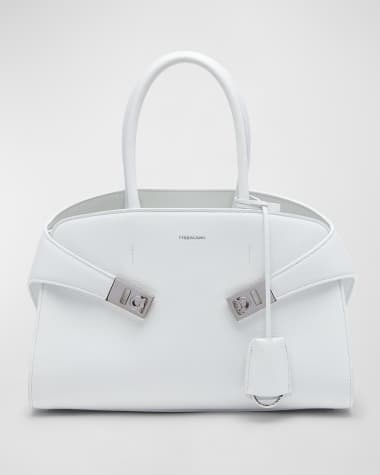Ferragamo Hug Small Leather Top-Handle Bag