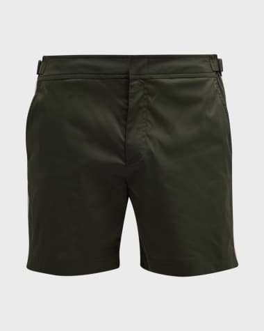 Orlebar Brown Men's Bulldog Piped Nylon Swim Shorts