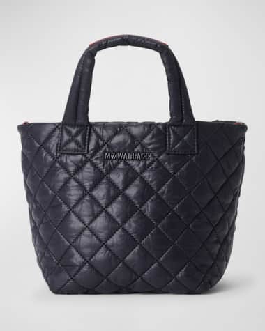 MZ WALLACE Metro Deluxe Micro Quilted Crossbody Tote Bag