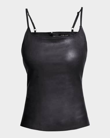 AS by DF Memphis Stretch Leather Tank Top