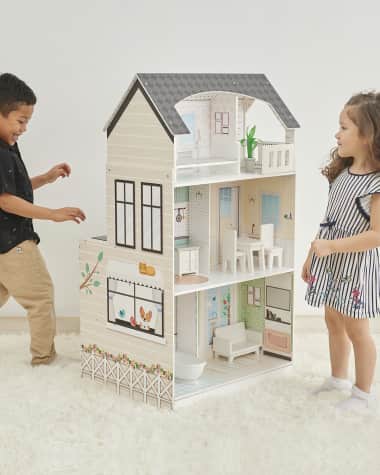 Neiman Marcus Kid's 2-in-1 Dollhouse And Play Kitchen