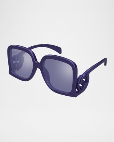 Gucci Gradient GG1326S Square Plastic Sunglasses