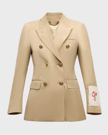Golden Goose Double-Breasted Wool Blazer