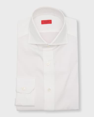 Isaia Men's Cotton Dress Shirt